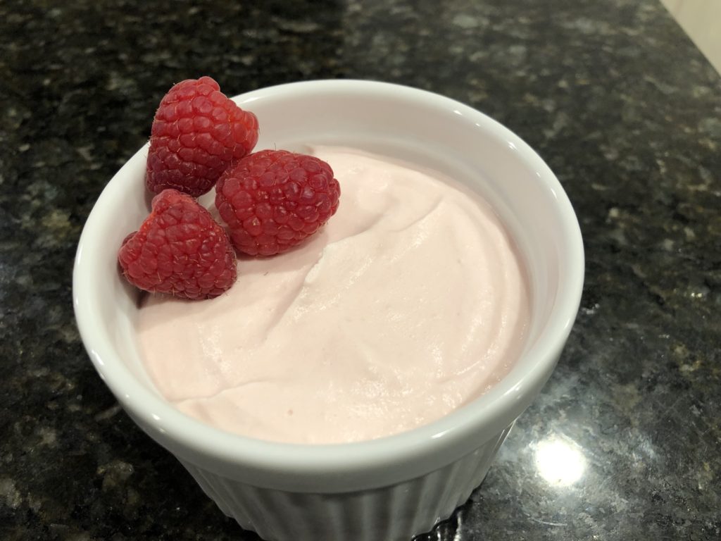 Easy Raspberry Mousse
