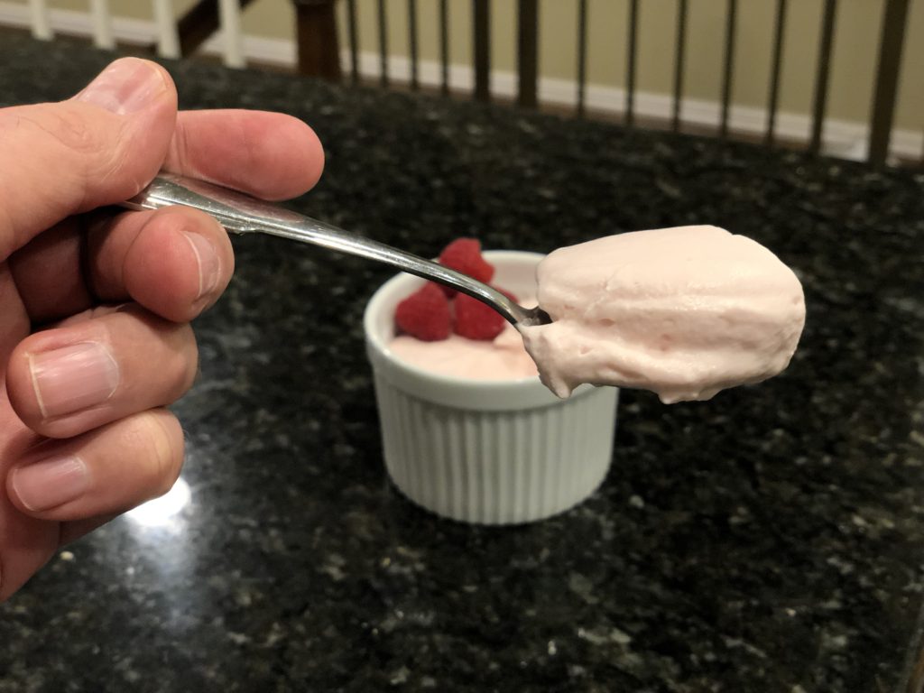 Easy Raspberry Mousse