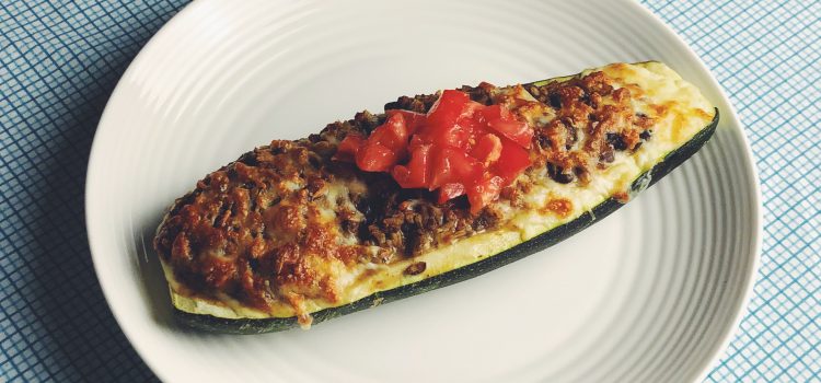 Stuffed Zucchini Bake